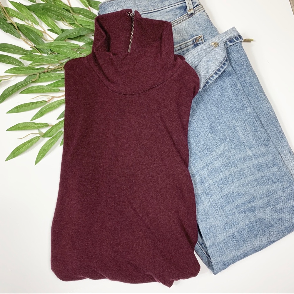 alice + olivia Garrison Mock Neck Crop Sz L